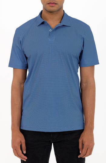 Pino By Pinoporte Men's Modern Fit 4 Way Stretch Technology Polo In Navy