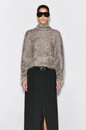 COS Chunky Brushed-cashmere Mock-neck Sweater