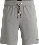 BOSS Unique Drawstring Jersey Lounge Shorts