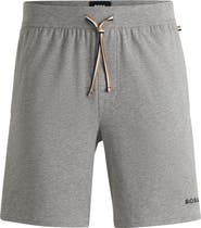 BOSS Unique Drawstring Jersey Lounge Shorts
