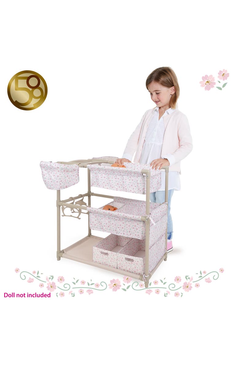 509 Crew Little Flora Twin Doll Play Center, Alternate, color, Multicolored