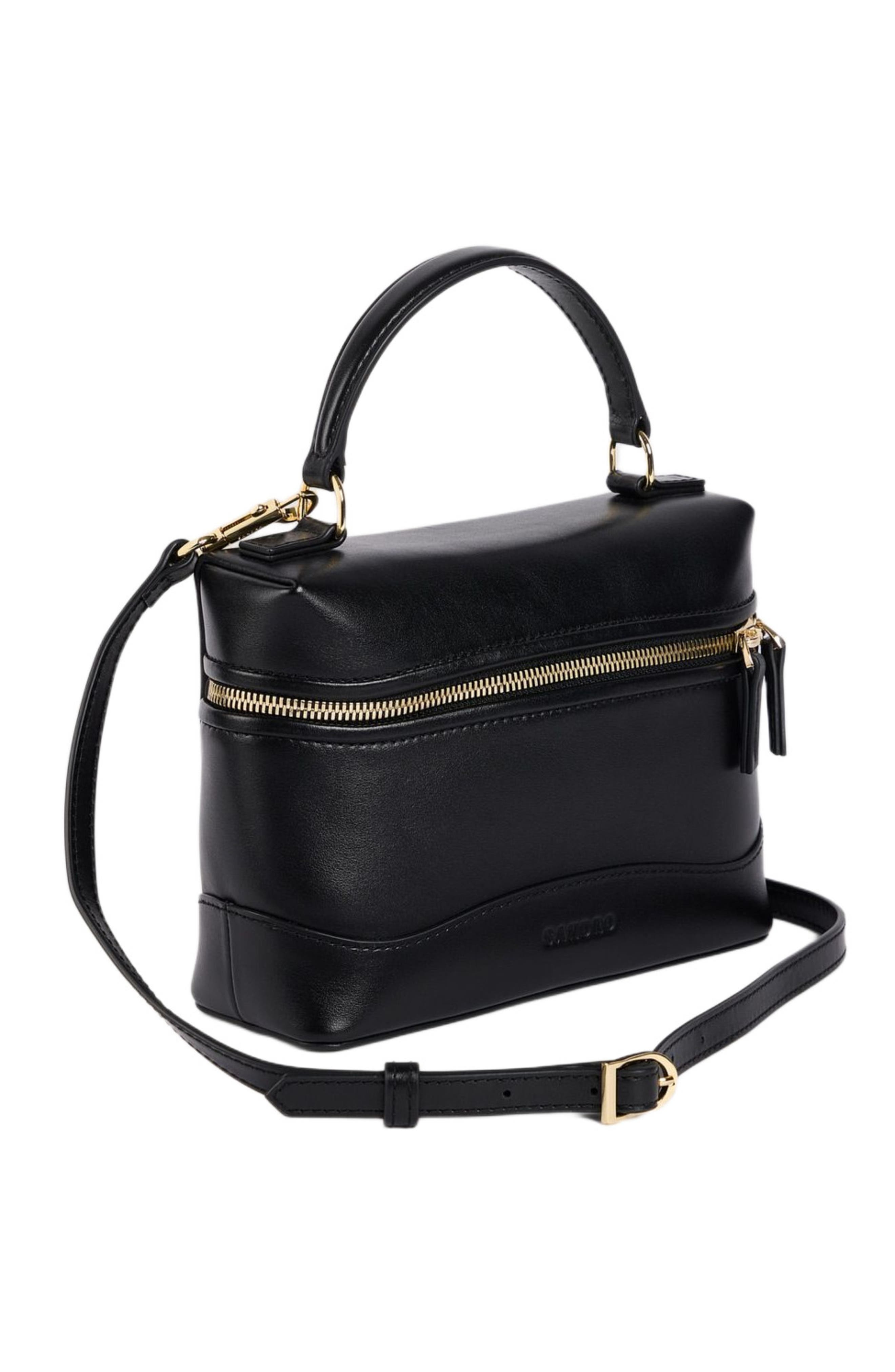 TANGOLINO leather bag, Alternate, color, Black