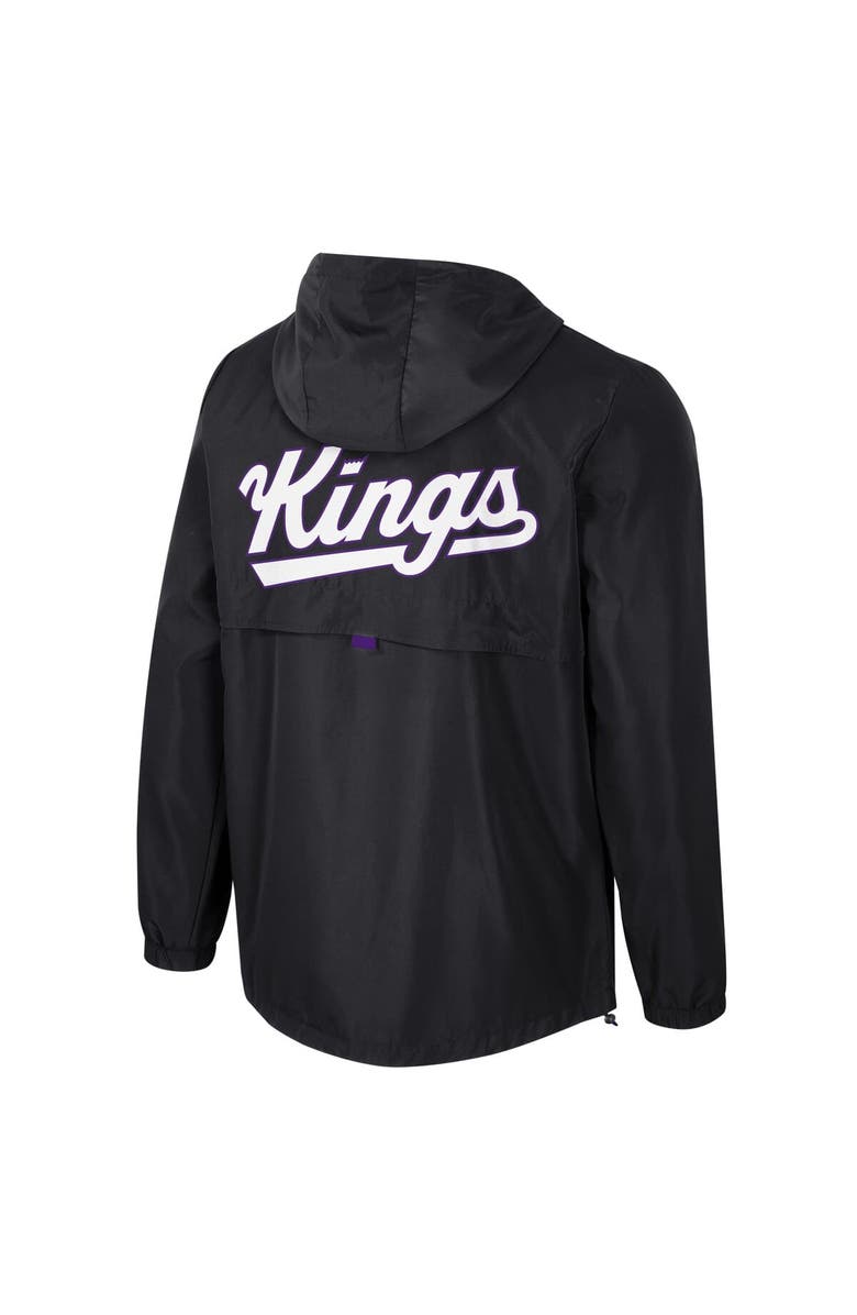 Stadium Essentials Unisex Stadium Essentials Black Sacramento Kings Compete Quarter-Zip Hoodie Jacket, Alternate, color, Black