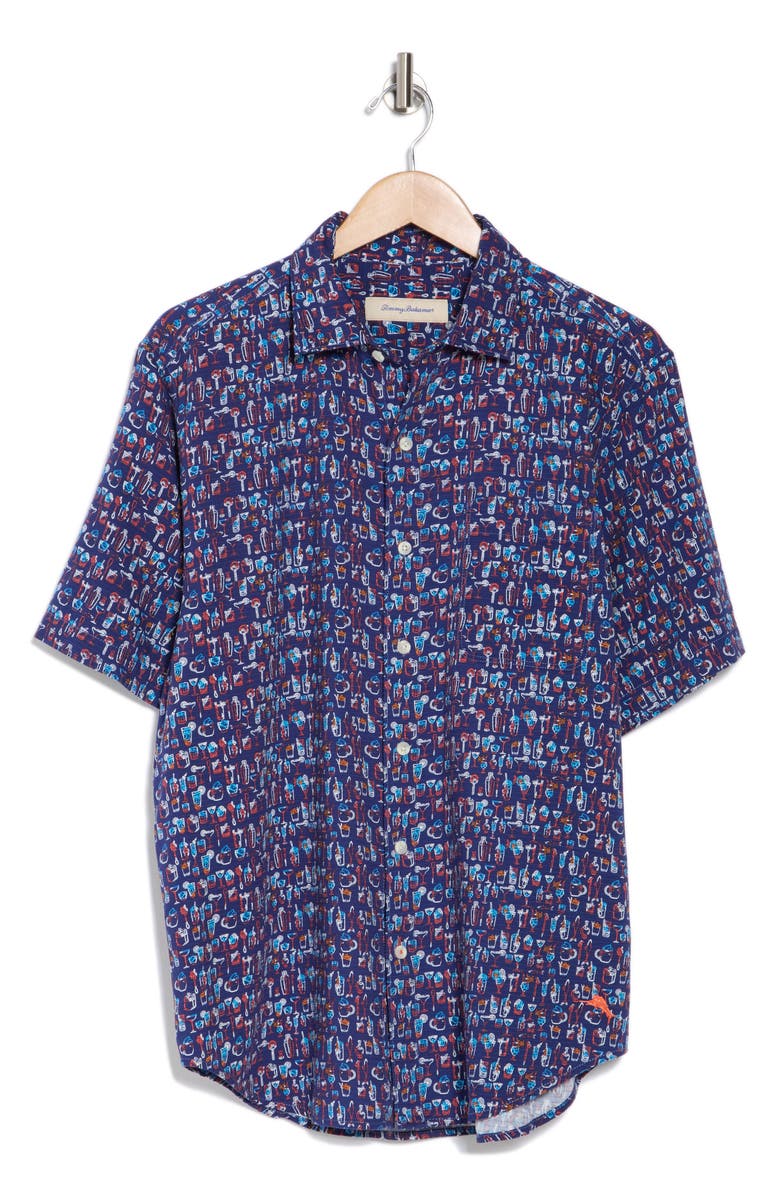 Last Call Short Sleeve Button-Up Shirt