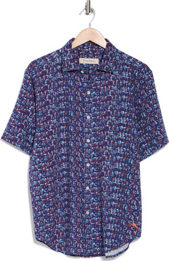 Last Call Short Sleeve Button-Up Shirt