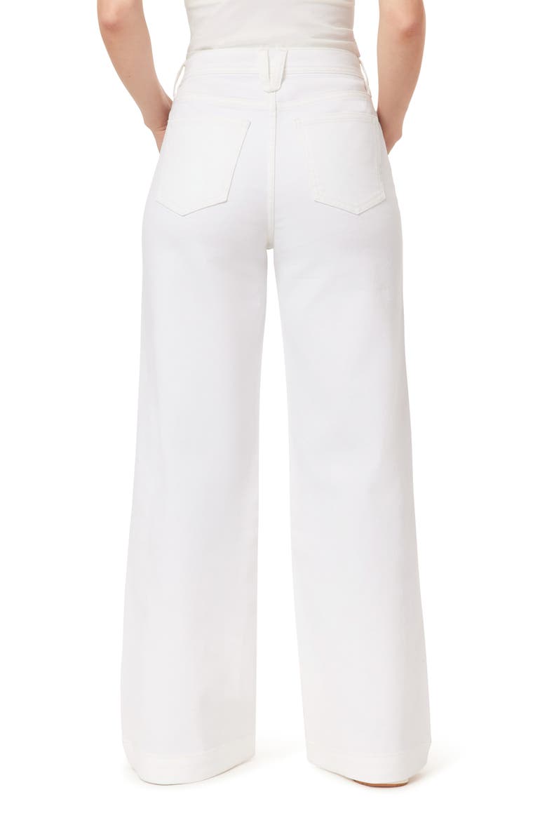 Scotch & Soda The Wave High Waist Straight Leg Jeans, Alternate, color, Blanc De Blanc