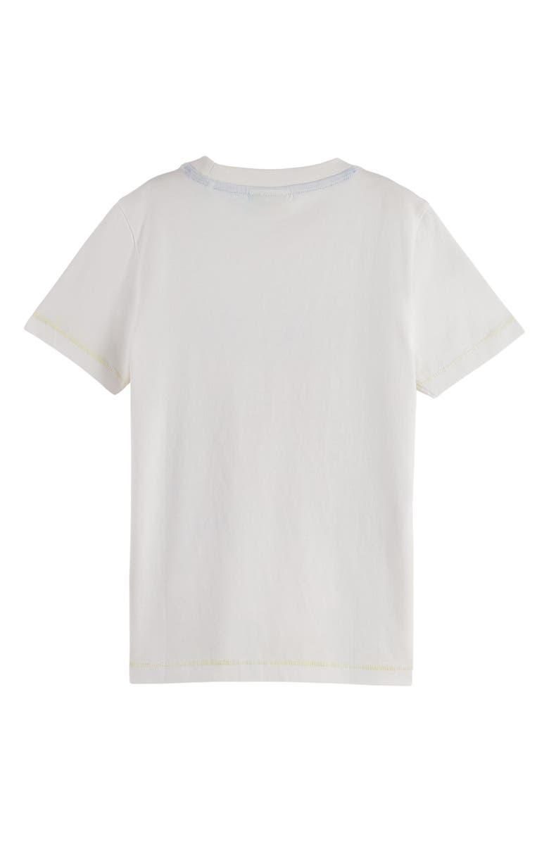 Scotch & Soda Kids' Baseball Organic Cotton Graphic T-Shirt, Alternate, color, 