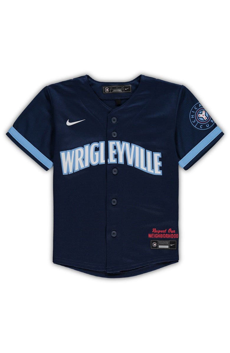 Nike Toddler Nike Navy Chicago Cubs MLB City Connect Replica Team Jersey, Alternate, color, Navy