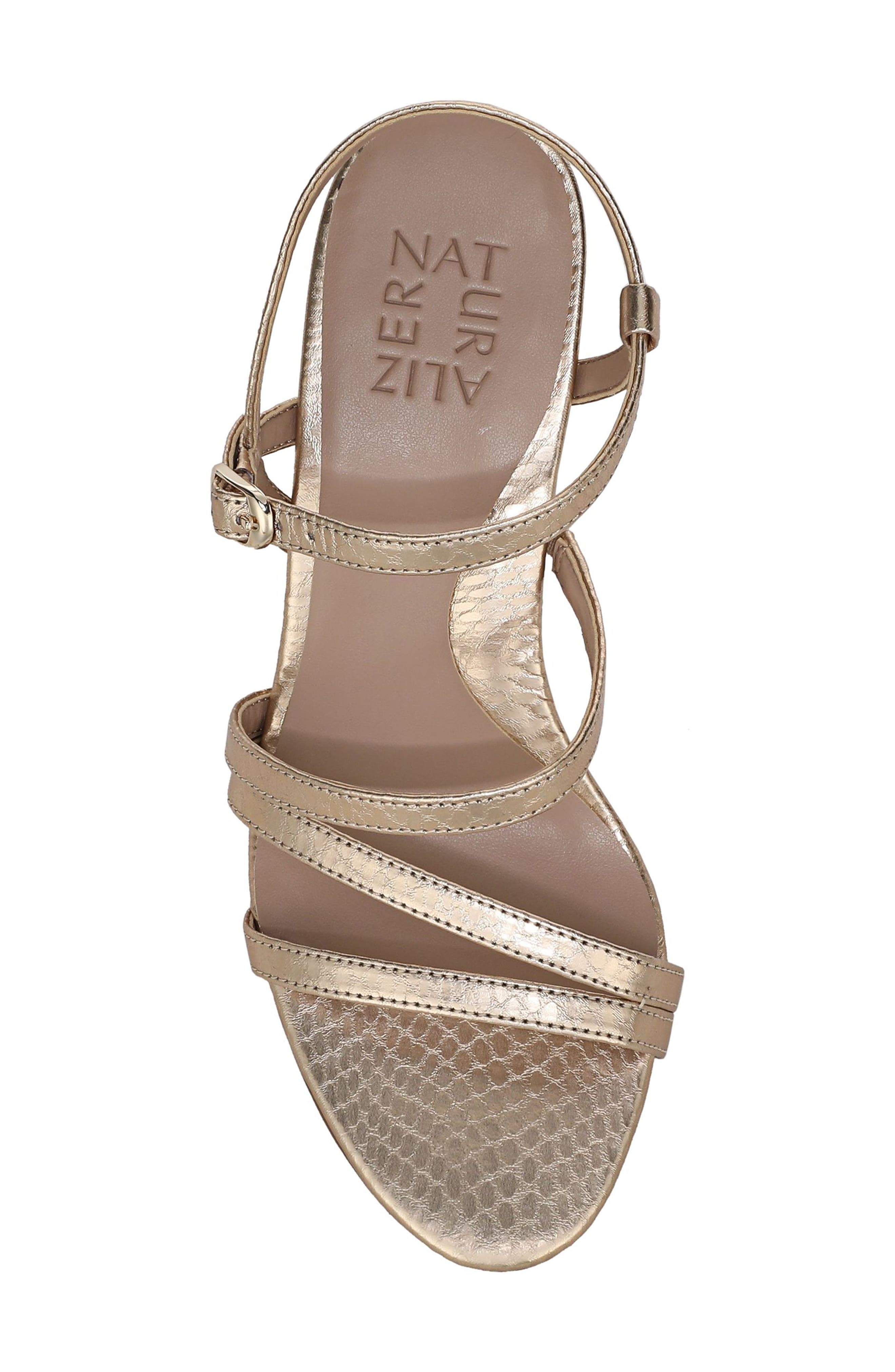 Nellie Block Heel Sandal, Alternate, color, CHAMPAGNE FAUX LEATHER