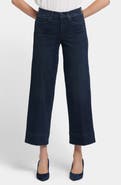 NYDJ Teresa High Waist Wide Leg Ankle Jeans