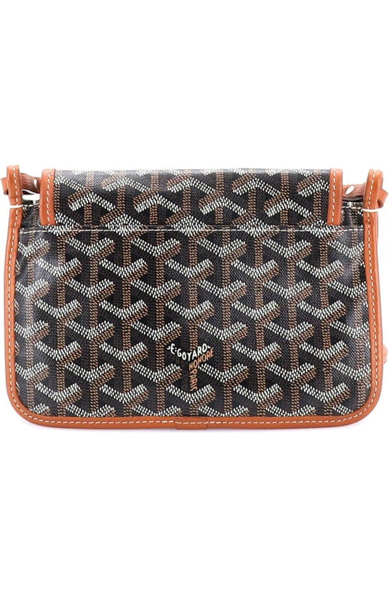 Pre-Owned Goyard Plumet Clutch Wallet Coated Canvas, Alternate, color, Brown