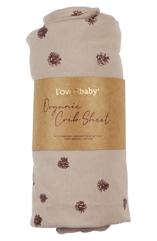L'ovedbaby Organic Cotton Crib Sheet In White