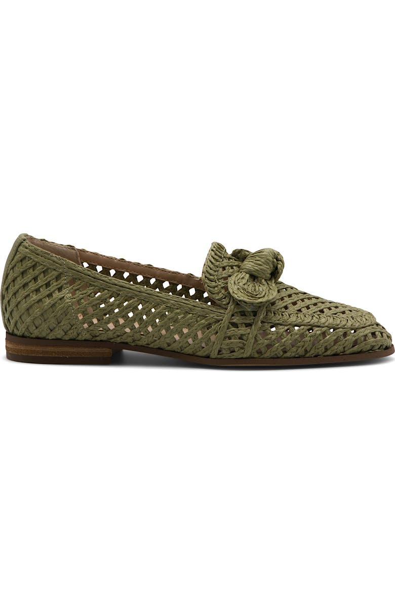 Charles David Finite Water Resistant Raffia Loafer, Alternate, color, Artichoke-Cr