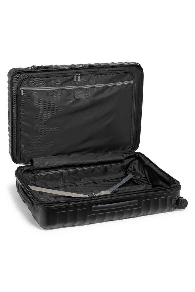 19 Degree Large Expandable Checked Luggage, Alternate, color, BLACK TEXTURE