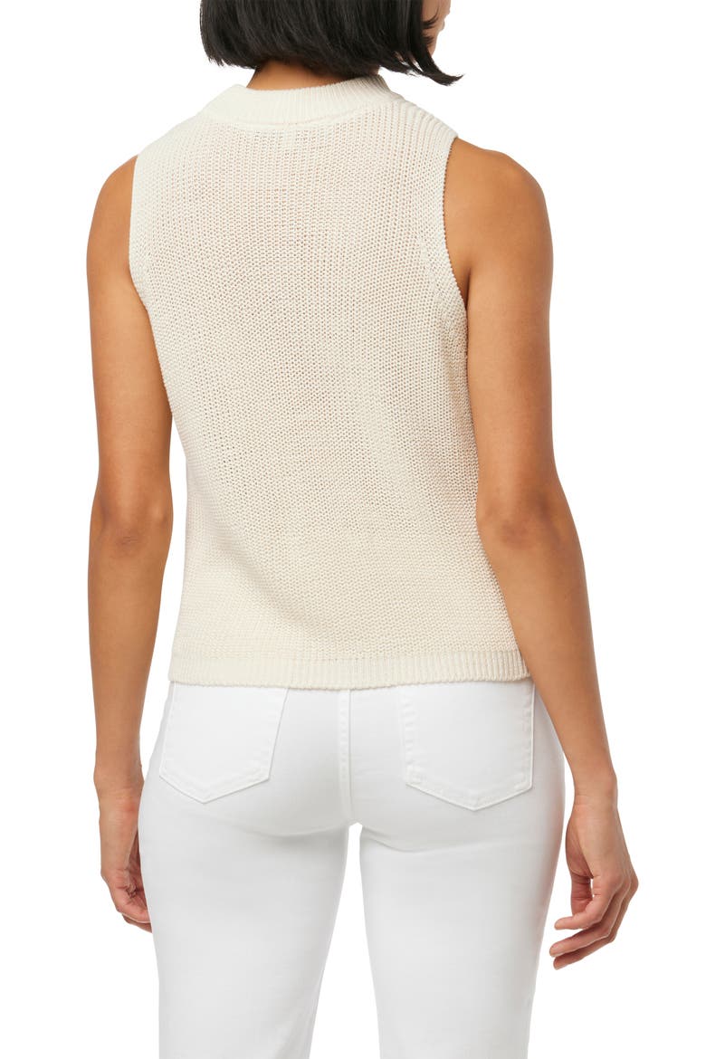 Cotton Sweater Tank Top, Alternate, color, IVORY