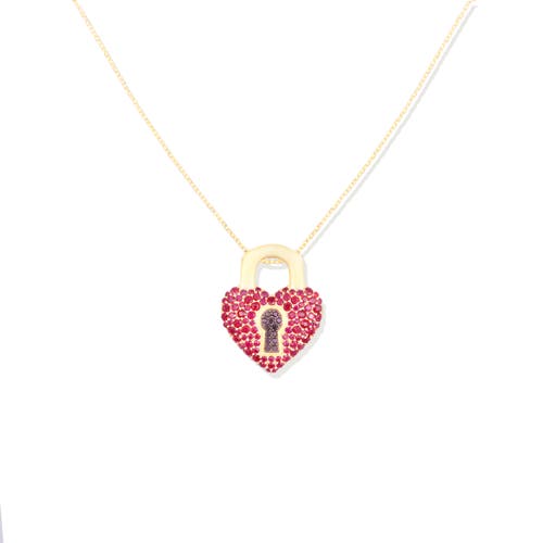Campbell + Charlotte Juju Heart Locket Charm Necklace In Neutral