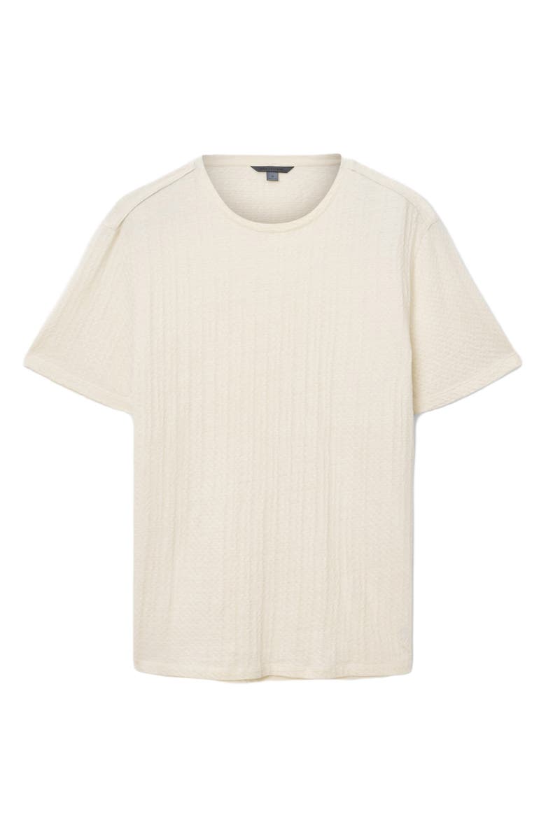 John Varvatos Brasse Crewneck T-Shirt, Alternate, color, Ivory