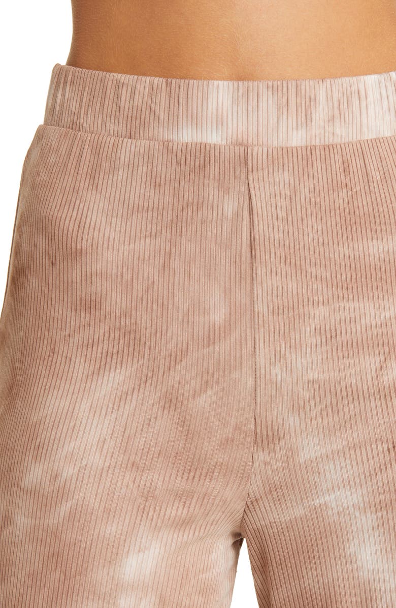 Dressed in Lala Lex Ribbed Top & Pants, Alternate, color, Iced Latte