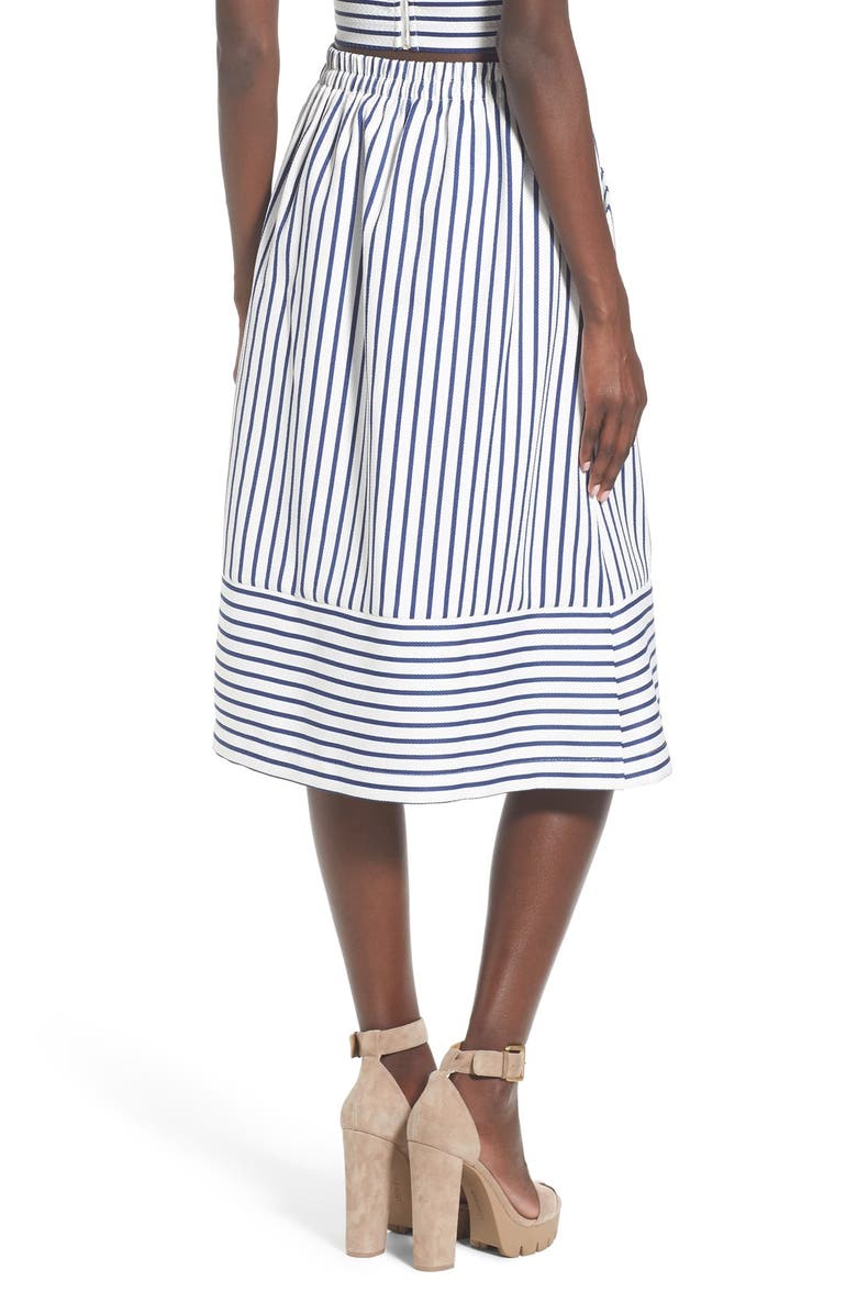 J.O.A. Cotton Poplin Stripe Tank, Alternate, color, 