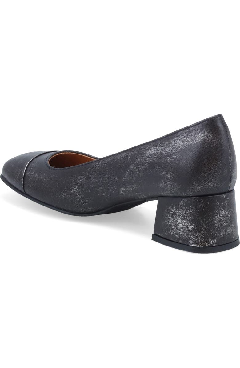 Miz Mooz Gilda Cap Toe Pump, Alternate, color, Gunmetal