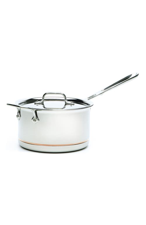 All-Clad Copper Core 4-Quart Saucepan with Lid in Stainless Steel  product