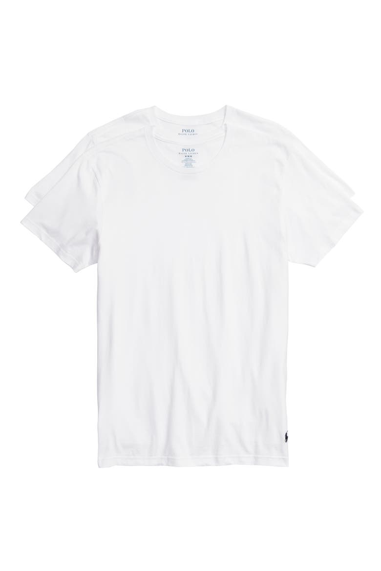 2-Pack Crewneck T-Shirts, Main, color, WHITE