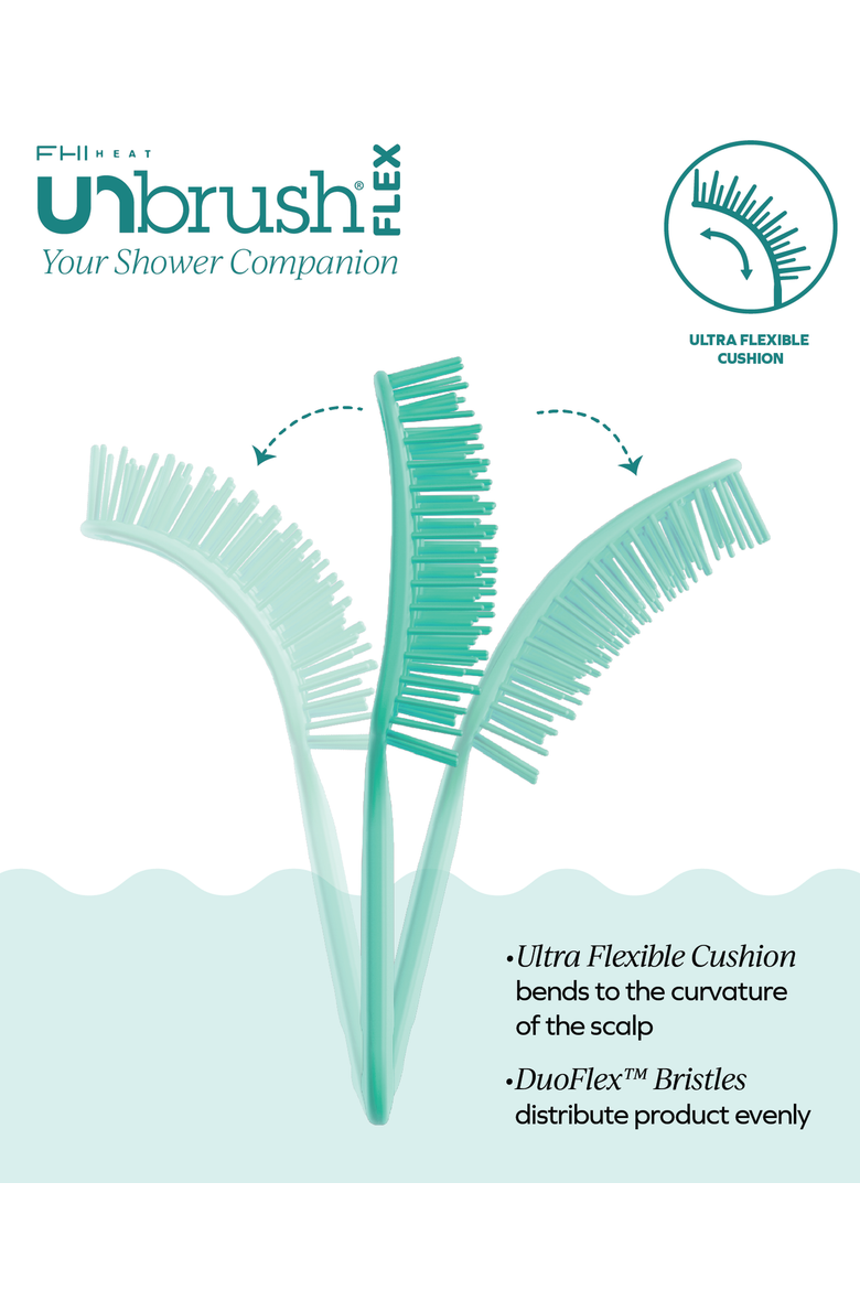 Flex Detangling Brush, Alternate, color, Teal