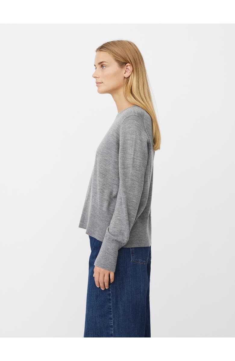 Masai Copenhagen Fynelle Long Sleeve Round Neck Sweater, Alternate, color, M. Grey Mel.