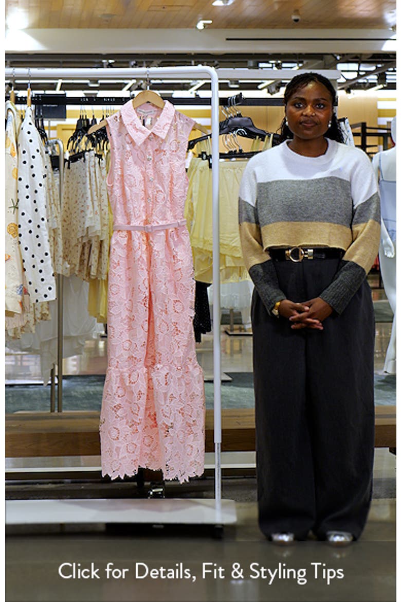 Sleeveless Lace Shirtdress video