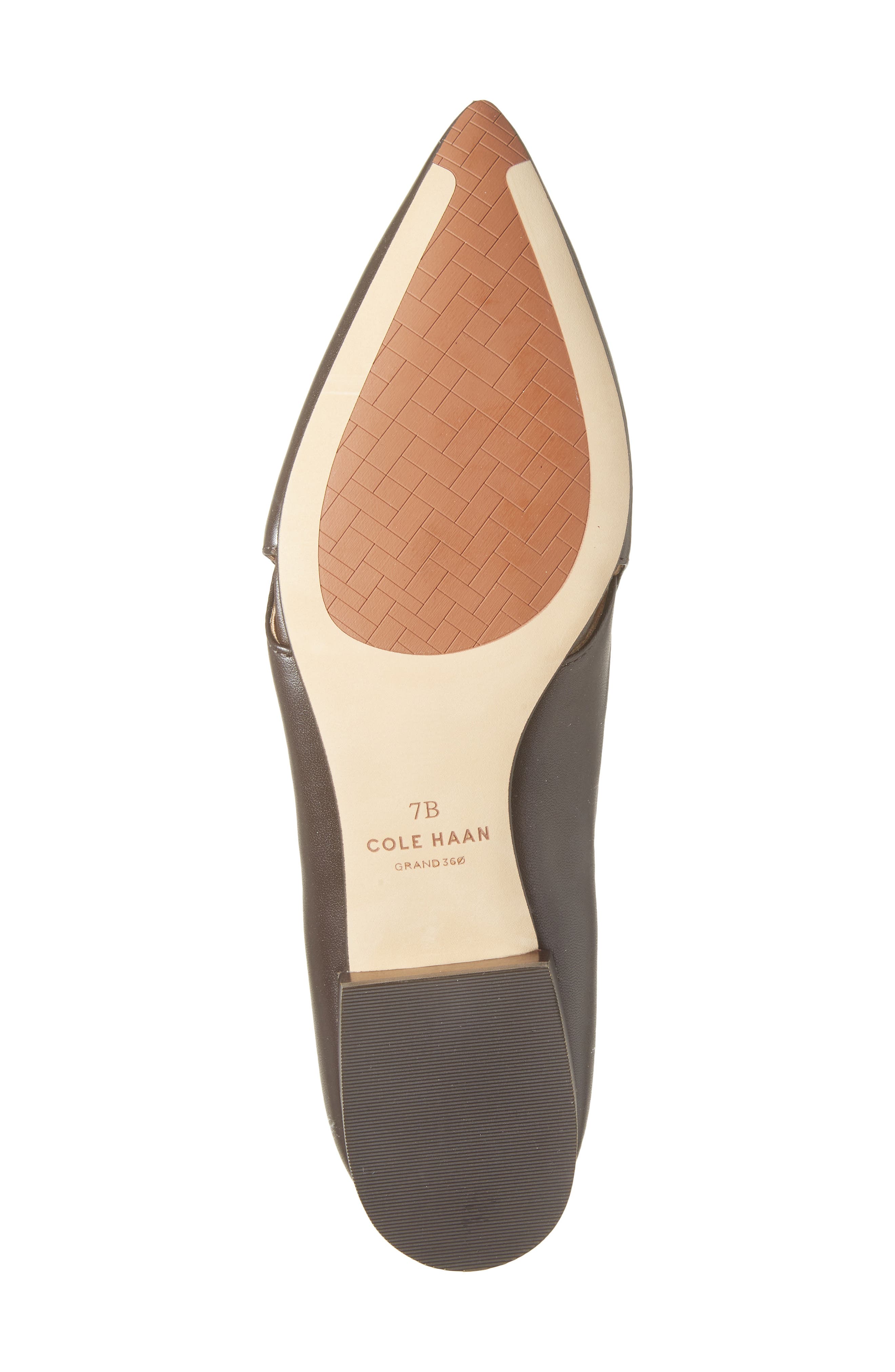 Cole Haan Vanya Tassel Flat, Alternate, color, Dark Chocolate Leather