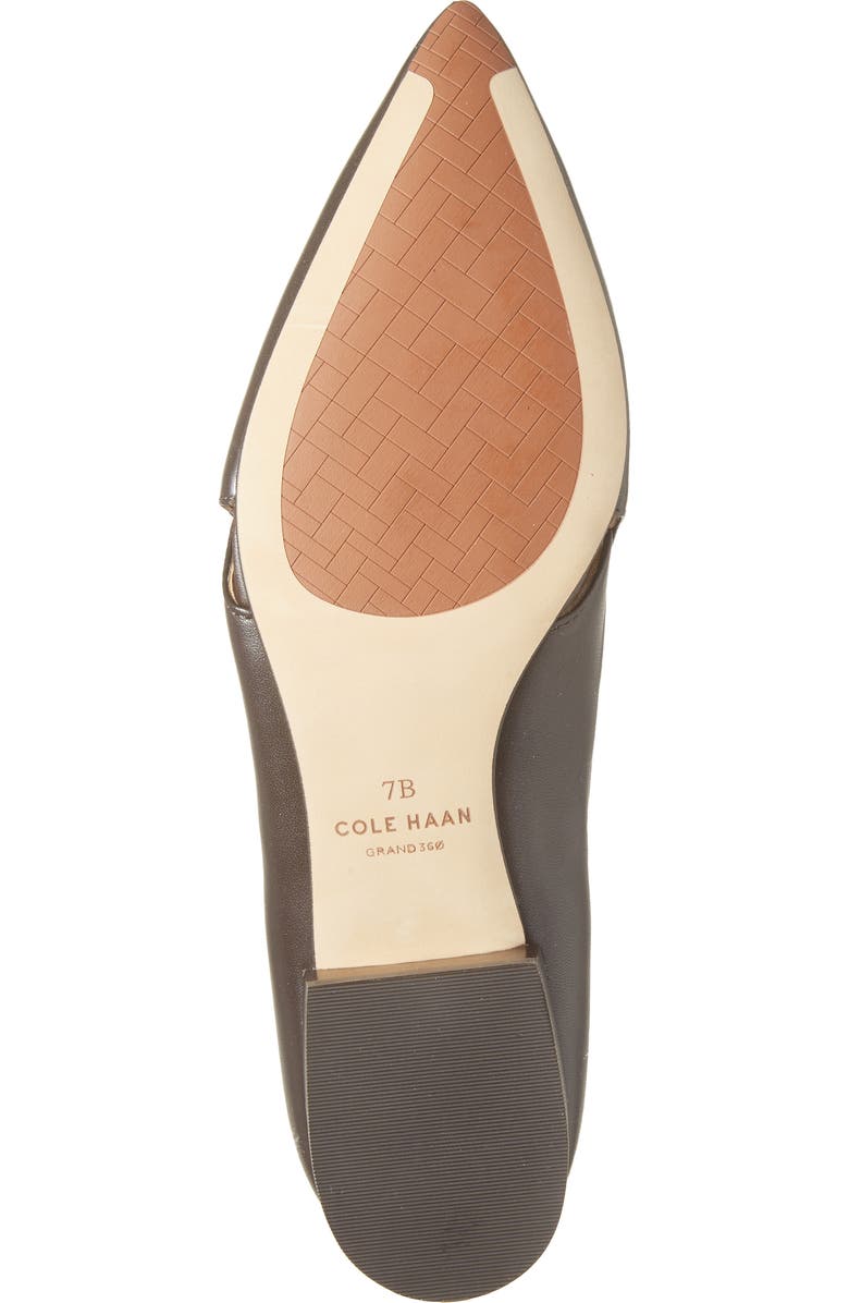 Cole Haan Vanya Tassel Flat, Alternate, color, Dark Chocolate Leather