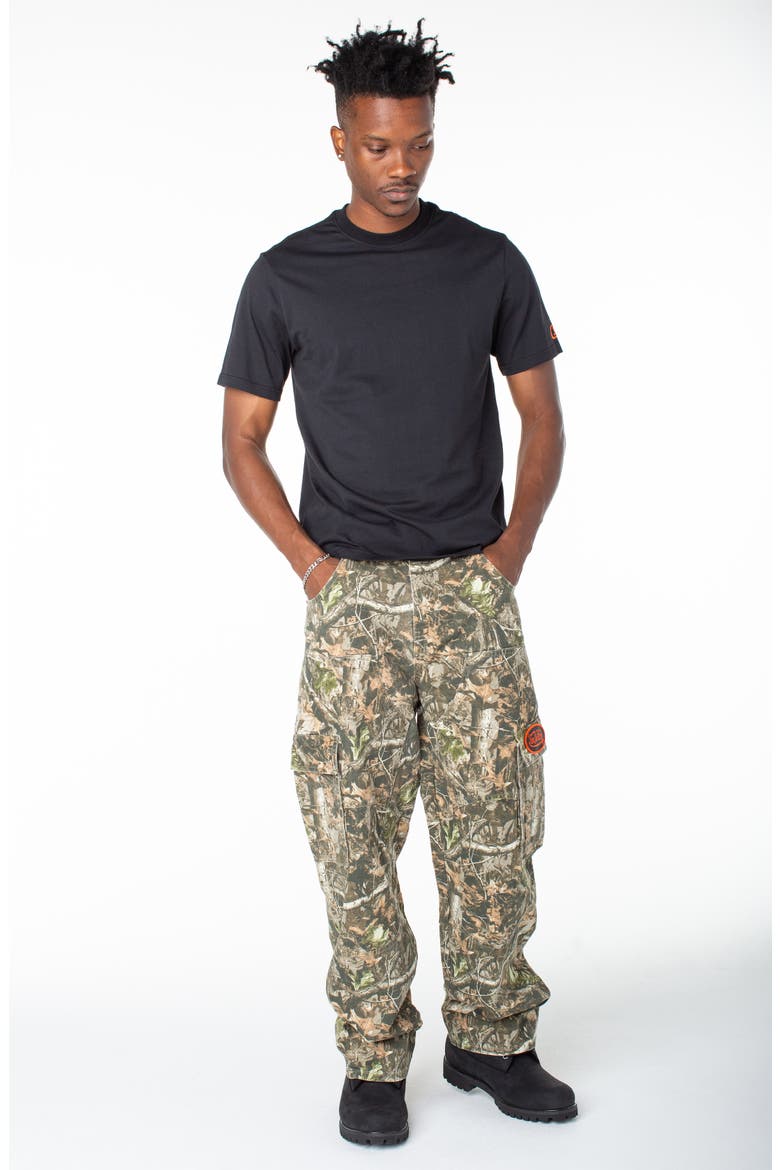 Baggy Straight Double Cargo Hunter Pant, Alternate, color, In the Woods