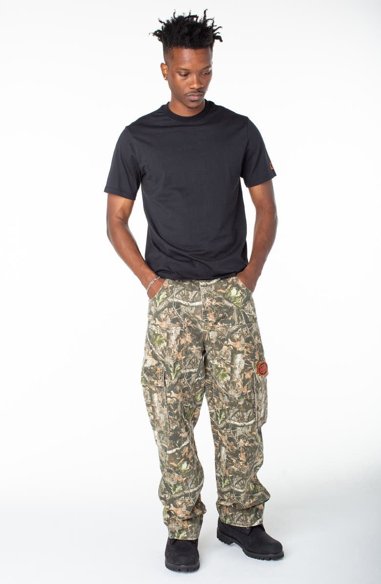 Von Dutch Baggy Straight Double Cargo Hunter Pant, Alternate, color, In The Woods