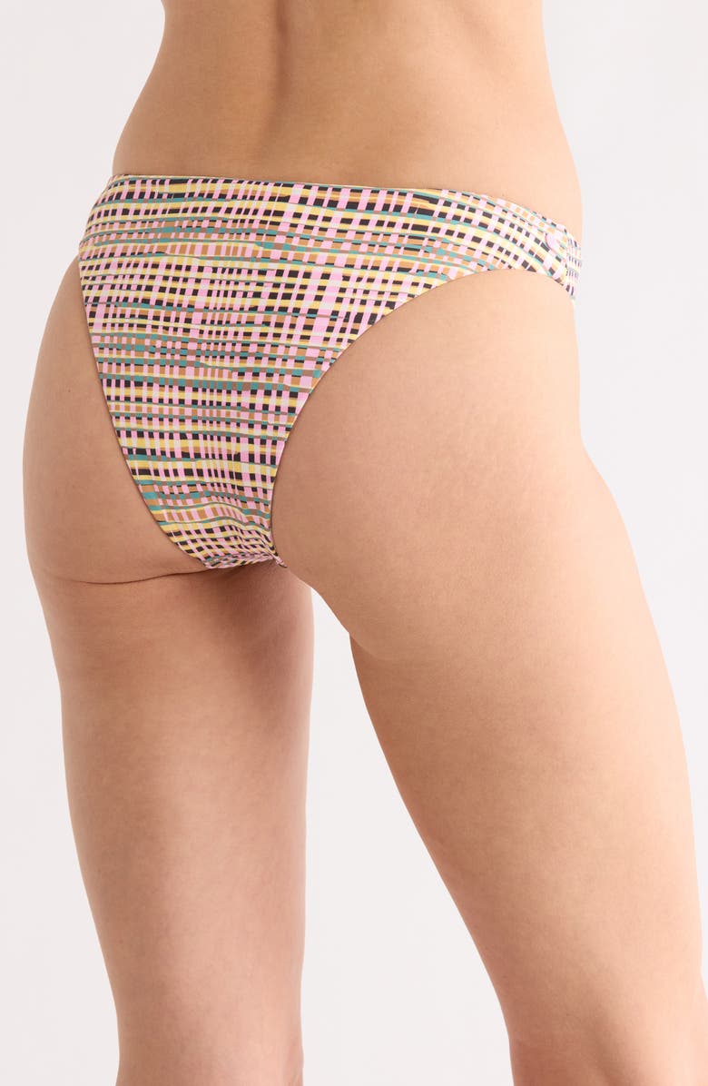 Volcom Crossed Path Bikini Bottoms, Alternate, color, Pink Multi