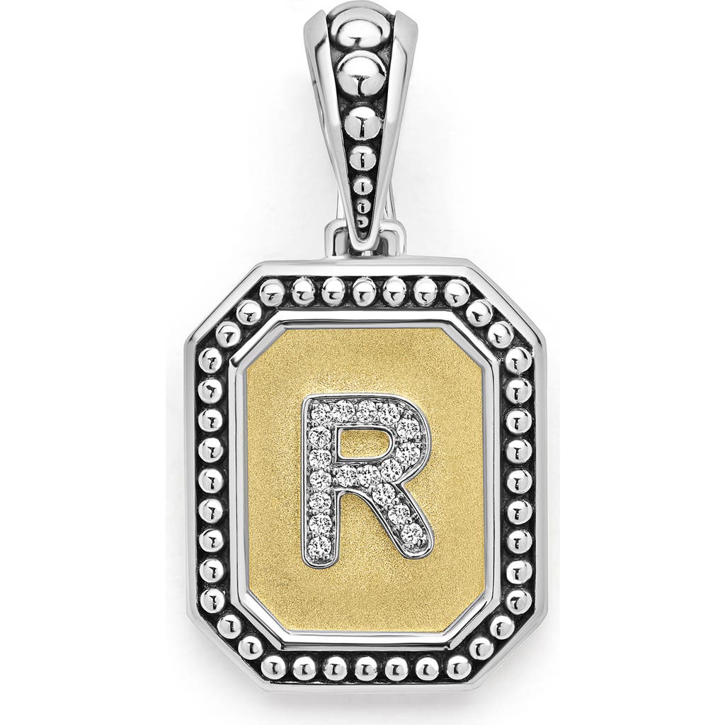Lagos Signature Caviar Initial Enhancer In Two-tone R