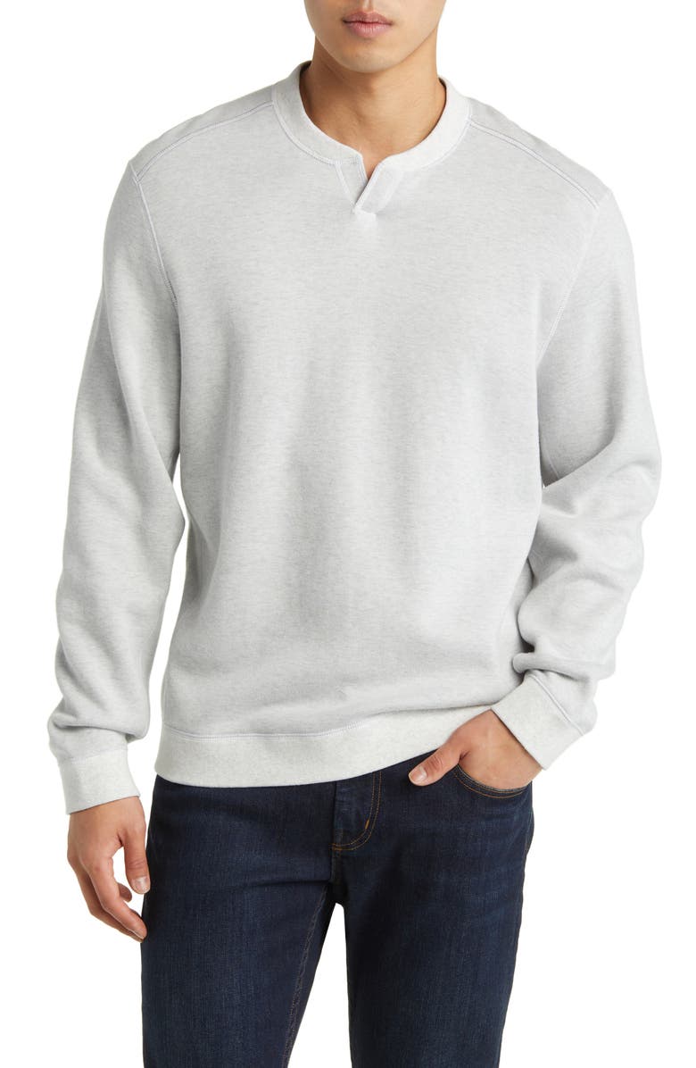 Tommy Bahama Flip Coast Abaco Reversible Jacquard Sweatshirt, Main, color, 