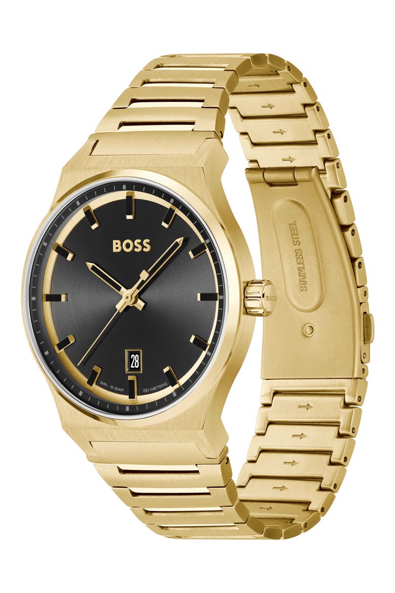 Candor Bracelet Watch, 41mm, Alternate, color, BLACK DIAL