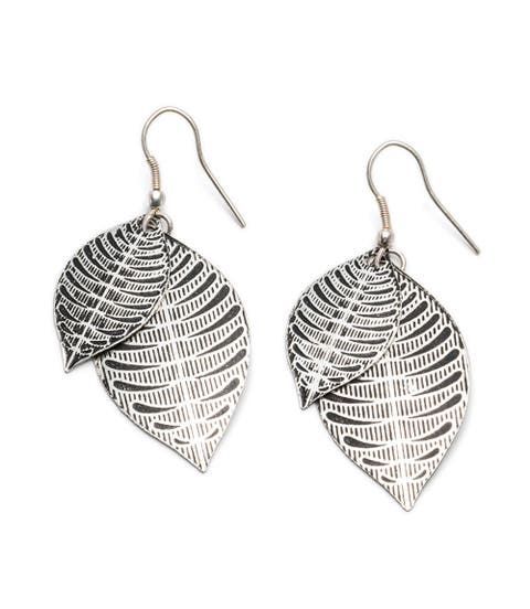 Sanctuary Leaf Drop Earrings