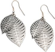 Matr Boomie Sanctuary Leaf Drop Earrings