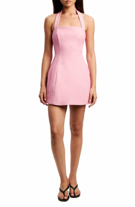 Nevelle Hourglass Halter Minidress