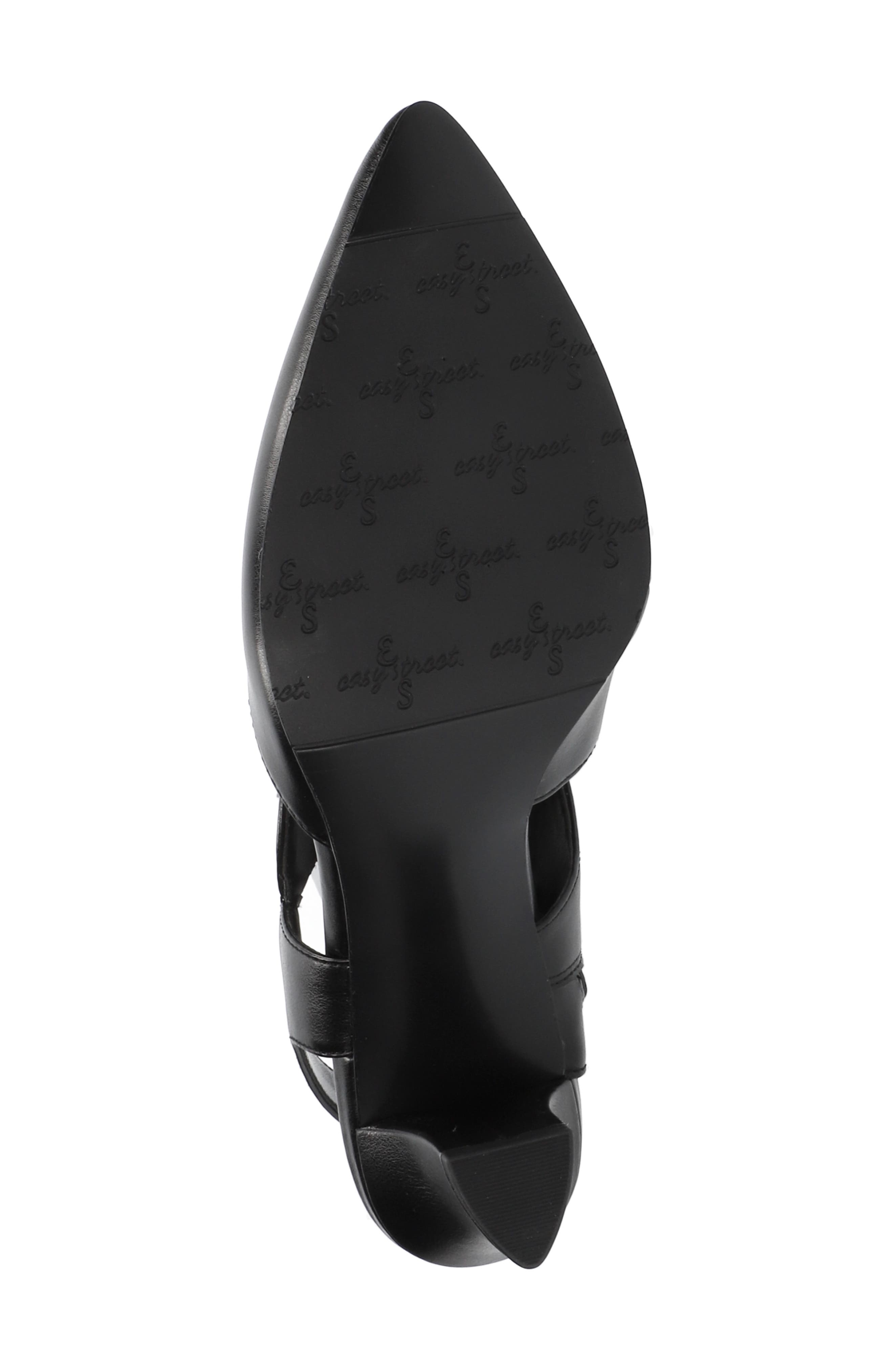 EASY STREET Venue Strappy Pump - Wide Width Available, Alternate, color, Black/ Gore