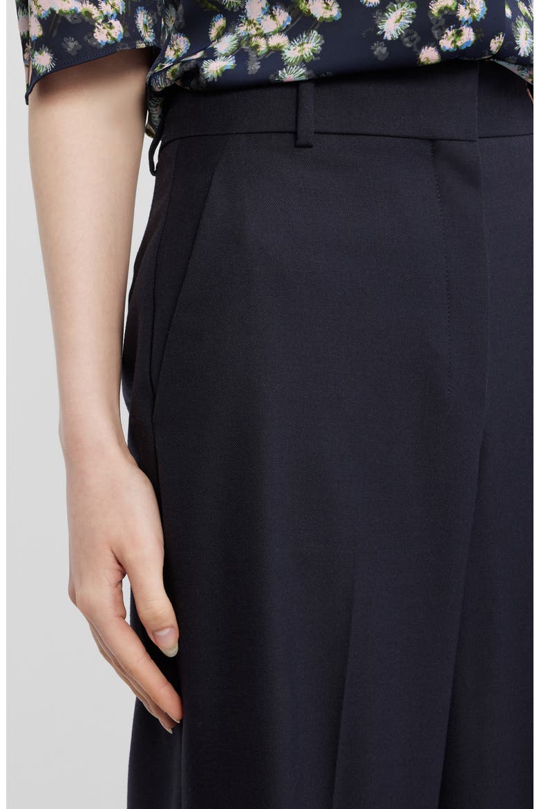 Mid Rise Wide Leg Pants, Alternate, color, DARK NAVY