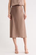 Vince Satin Slip Skirt