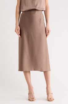 Vince Satin Slip Skirt