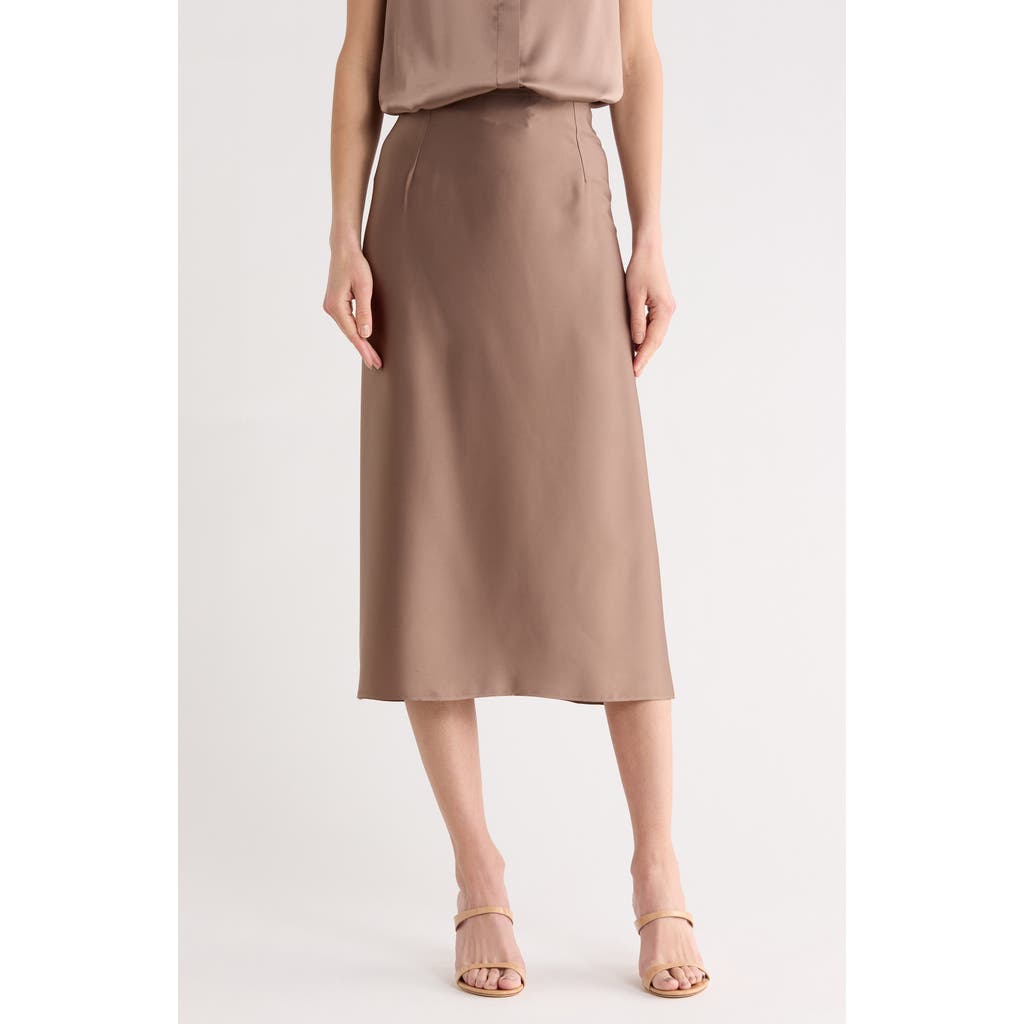 Vince Satin Slip Skirt in Desert Wind at Nordstrom Rack, Size 0