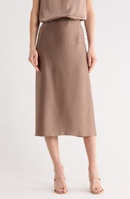 Vince Satin Slip Skirt