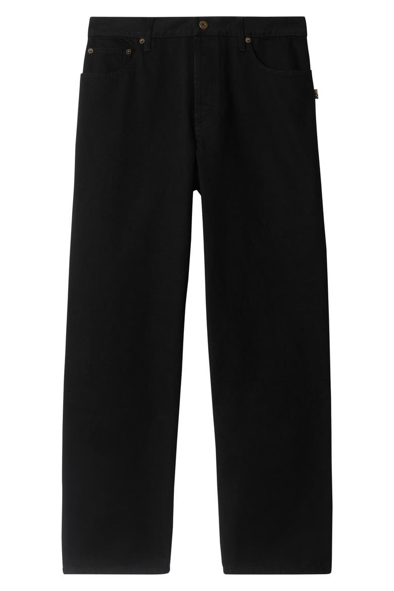 Loose Fit Jeans, Alternate, color, BLACK