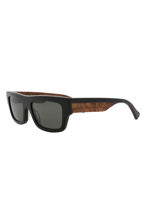 Gucci Womens Black Gc002051 Gg1301s Rectangle-frame Acetate Sunglasses In Black Havana Grey