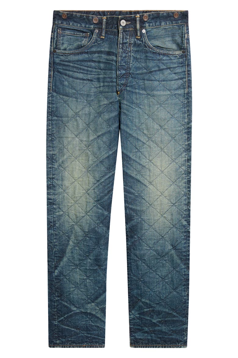 Topstitched Slim Fit Jeans, Main, color, RIDGEWOOD WASH