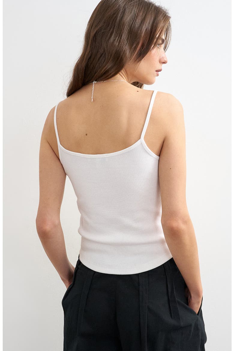 Rib Camisole, Alternate, color, WHITE